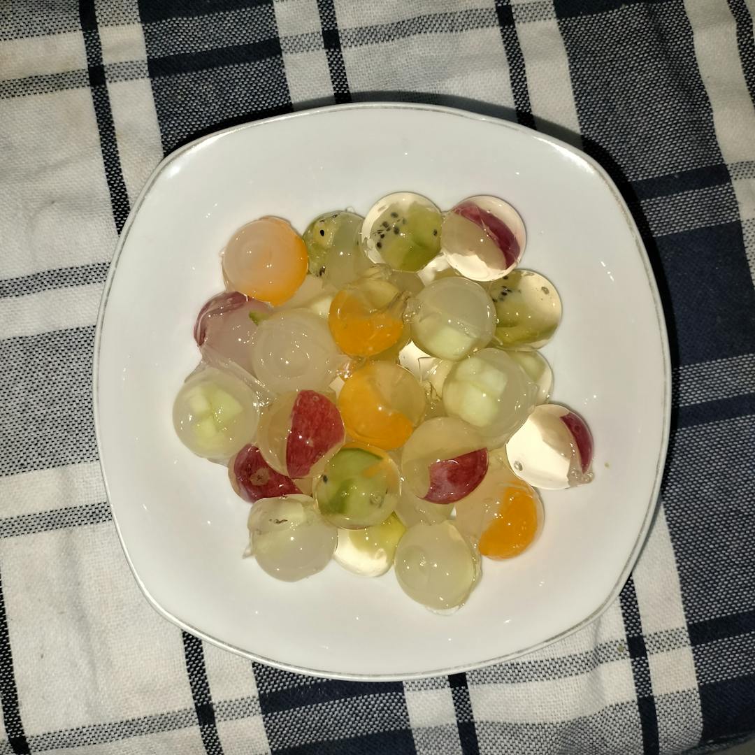 Gambar 1 Langkah 4 Resep Es Jelly Buah