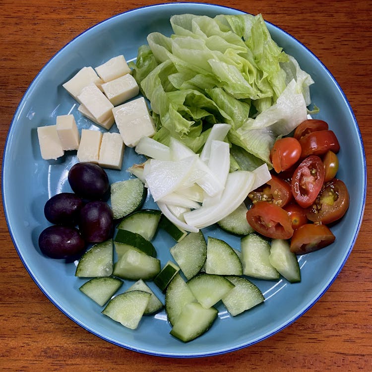 Langkah 1 Resep Greek Salad