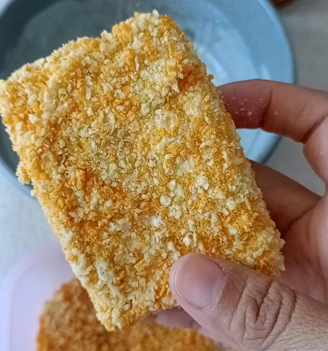 Gambar 2 Langkah 4 Resep Roti Goreng Sosis Mayo