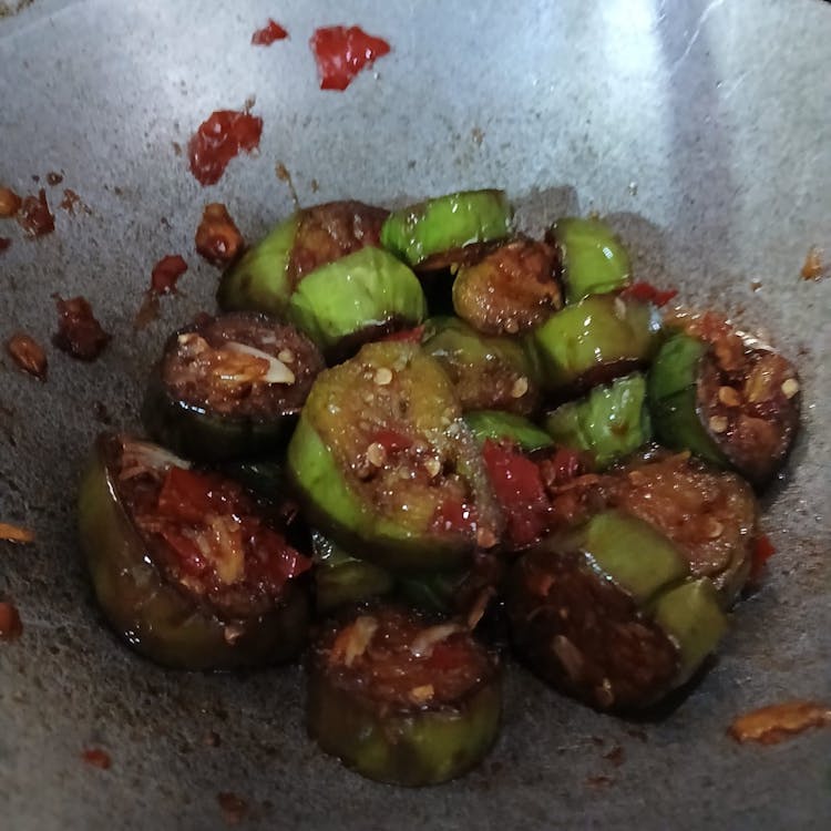 Langkah 3 Resep Sambal Terong 