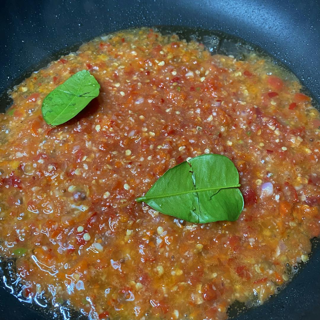 Gambar 1 Langkah 4 Resep Tuna Balado 