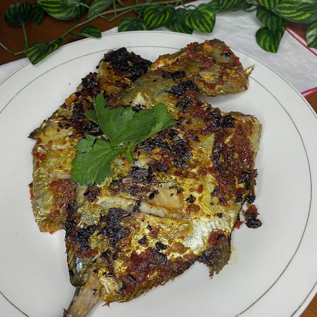 Ikan Laut Bakar Teplon 