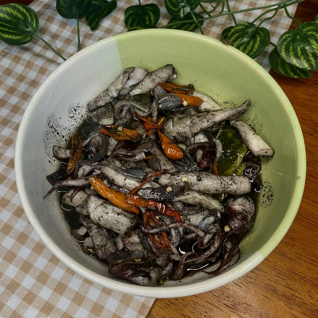 Resep Tumis Cumi Tinta Hitam